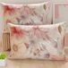 PETTI Artigiani Italiani - Paar kussenslopen 60 x 40 cm van microvezel, decoratief kussen voor slaapkamer, bank, woonkamer, set van 2 kussenslopen, bloemenpatroon 1, 100% Made in Italy