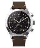 Timex Weekender New England TW2Y85200 Horloge - Leer - Bruin - Ø 40 mm