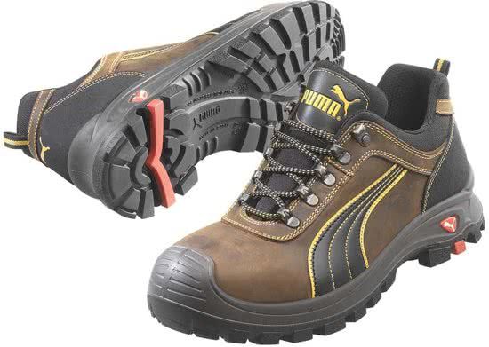 PUMA veiligheidsschoenen laag s3 kruipneus 64073 45 bruin