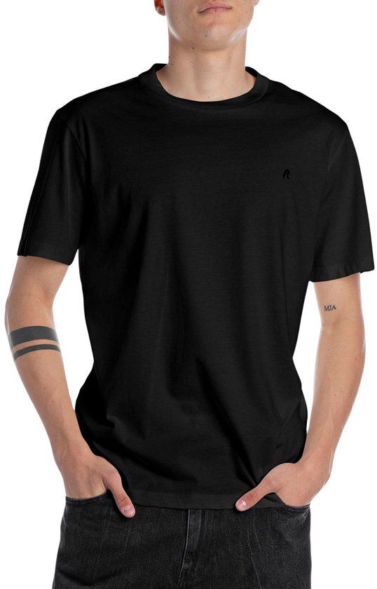 Replay T-shirt Heren Zwart Maat M
