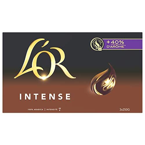 L'Or Intensieve gemalen koffie, 3 x 250 g