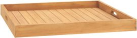 vidaXL Dienblad 70x70 cm massief teakhout