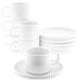 Borneo mokken, 100 ml - Set van 12 stuks, wit porselein