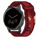 By Qubix Qubix - Canvas nylon bandje - Rood - Geschikt voor Xiaomi Watch S4 - 41mm