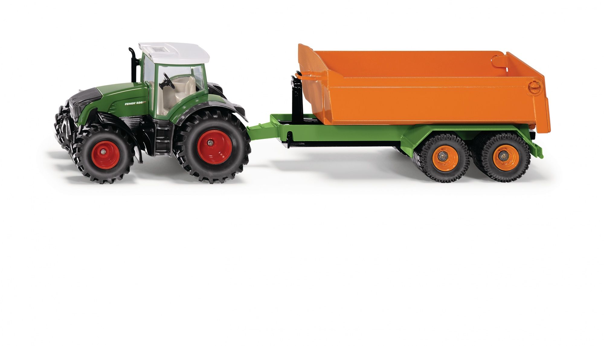 Siku Fendt 933 Tractor Met Kiepwagen 12,8 Cm Staal Groen (1989)