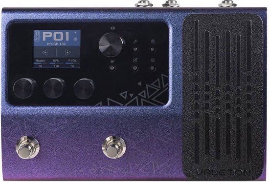Valeton GP-100VT Multi-Effectpedaal voor Gitaar - IR + Amp/Cab Simulatie + Effects
