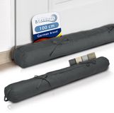 Beautissu Viento – Tochtstopper 10x100 cm – Tochtrol Antraciet – Tochtstrips voor Deuren