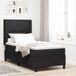 Maison Exclusive - Lit boxspring avec tête de lit, noir, 80 x 200 cm, velours
