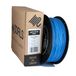 3DFILS Elektrisch PETG-filament voor 3D-afdrukken (1,75 mm/1 kg, elektrisch blauw)