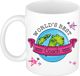 Bellatio Decorations Koffie/Thee Mok voor Coach/Trainer - Beste Coach - Roze - 300 ml
