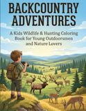 Backcountry Adventures Kids Wildlife, Hunting & Outdoor Adventure Coloring Book