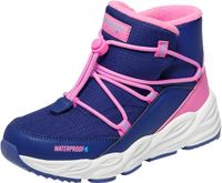 Skechers Turbo Tread-Winter Storm kinder winterlaarzen sneaker 303492L blauw/roze