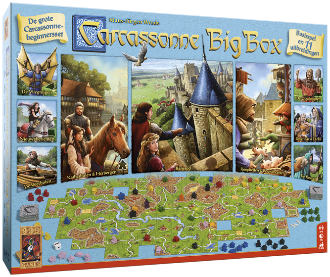 999 Games Carcassonne Big Box 3