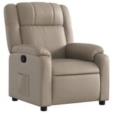 vidaXL Fauteuil inclinable cuir artificiel cappuccino