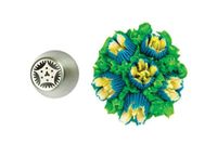Silikomart - flower tube 30 - roestvrijstalen spuitmond voor spuitzak ø 25 mm