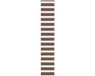 vidaXL - Zebra - rolgordijn - 45x200 cm - polyester - bruin