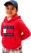 Tommy Hilfiger Heritage Flag Hoodie Rood 8 Years Jongens, Meisjes