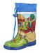 BECK Regenlaarzen 'Bauernhof' sand / royal blue/koningsblauw / donkergrijs / groen / rood