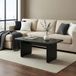 [en.casa] Table basse Gäljami 100x55x44 cm noir
