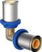 KIRCHHOFF MS knie 90°, blanco, 16 mm, persfitting voor meerlagen buis