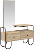 vidaXL Kaptafel met lade en plank Sonoma Eiken Bewerkt hout