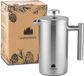 Unyqoos Cafetière à piston, Acier inoxydable, 0,35 Litre