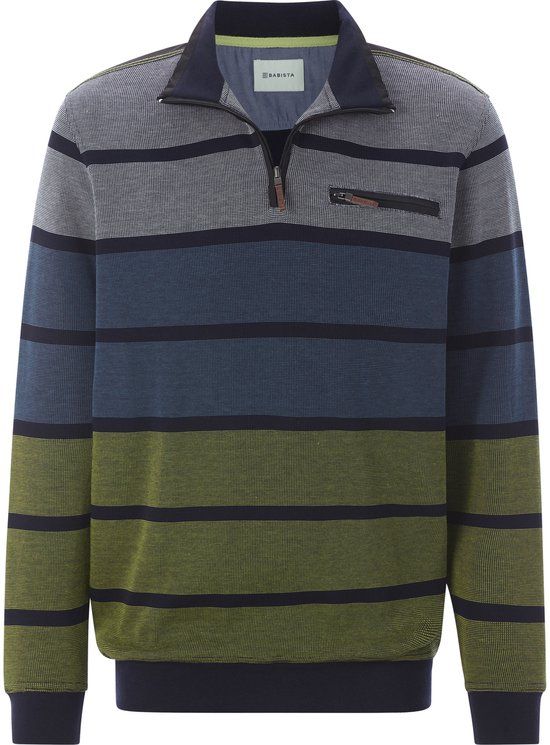 Babista heren Sweatshirt - 44/46 - donkerblauw - Plus Size