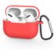 Techsuit Siliconen Hoesje voor Apple AirPods Pro 3, Rood