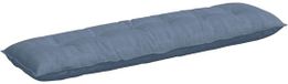 vidaXL Rugkussen Blauw 180 x 50 cm Corduroy Stof