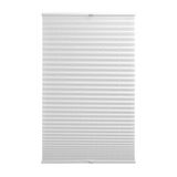 BLINDECOR Plissé zonder boren | doorschijnend plissé voor ramen | polyester | 70 x 140 cm | 604 wit