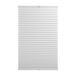 BLINDECOR Plissé zonder boren | doorschijnend plissé voor ramen | polyester | 70 x 140 cm | 604 wit