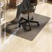 HOMCOM Stoelmat voor harde vloeren antislip 90x120 cm Zwart