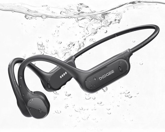 DOOGEE BoneBeat SwimLite - Botgeleidingsoortelefoons - IP68 waterdicht - 10 uur - Bluetooth 5.4 - 32GB MP3