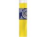 Haza Crepe papier platte vellen - 3x - geel - 250 x 50 cm