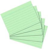 Herlitz Hamelin SAS Karteikarte A7 liniert grün 100er Packung