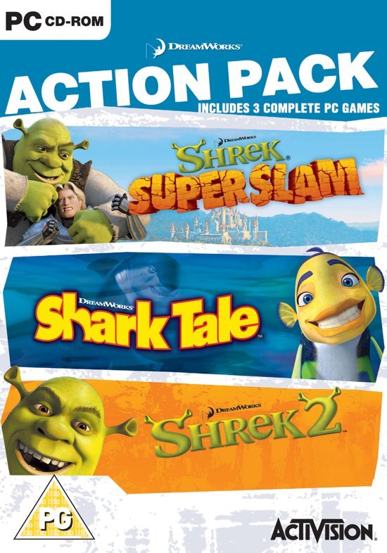 - Dreamworks Action Pack (shrek 2, Shark Tale, Shrek Super Slam) Windows