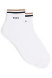 BOSS Hugo Boss 2P SH Stripe CC Heren Sokken Wit 43-46