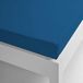 Miracle Home Hoeslaken, microvezel, elastisch en elastisch, koraalrood, effen, polyester, blauw, bed 150 x 200 x 30 cm
