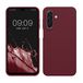 kwmobile telefoonhoesje geschikt voor Samsung Galaxy A18 4G / 5G - Hoesje met siliconen coating - Smartphone case in bordeaux-violet
