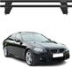 Omac Barres de toit transversales en aluminium pour BMW Série 5 F10 Berline 2010-2016 – Antivol – Rainure en T – Testées City Crash – Charge max 75 kg Noir