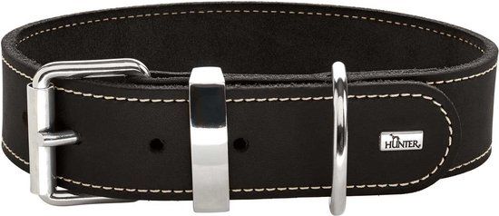 Hunter Aalborg Special Zwart Hondenhalsband - 70 cm