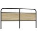 VidaXL Hoofdeind & Voeteind Eiken 180 cm Staal Hout