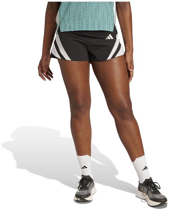Adidas Adizero Archive Running Gel 2´´ Korte Broek Zwart XL Vrouw