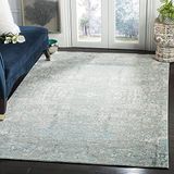 Rechthoekig SAFAVIEH Mystique MYS971 Rechthoekig Tapijt voor binnen, Metro-mod geweven, teal/multi, 91 x 152 cm