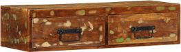 vidaXL - Tv-meubel - wandmontage - 80x30x19 cm - massief gerecycled hout