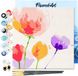 Mini Peinture par Numéro Adultes 20x20cm avec cadre Fleurs colorées - Petit Format Kit Créatif Loisir Créatif Art Numéro Complet