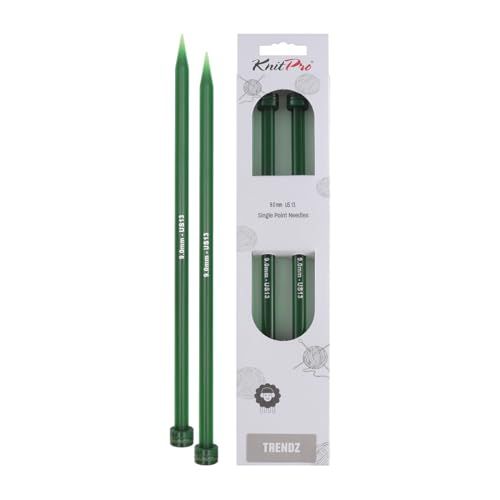 Knit Pro 25 cm x 9,00 mm enkelpuntige naalden, meerkleurig