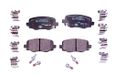 HELLA 8DB 355 024-701 Remblokkenset, schijfrem | Compatibel met: JEEP CHEROKEE, CHEROKEE VAN