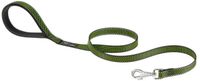 FERPLAST Daytona Deluxe Hondenlijn / Hondenriem - Zachte greep - Groen - Reflecterend - M - Breedte: 2 cm - Lengte: 120 cm - Geschikt voor middelgrote honden