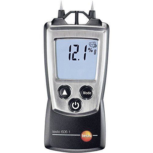Testo 0560 6060 606-1 handig hout-/materiaalvochtigheidsmeter, inclusief beschermkap, kalibratieprotocol en batterijen